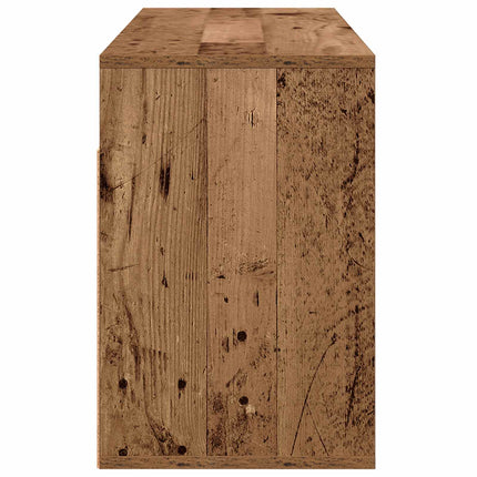 Lågskåp med låda Gammalt trä 102 x 32 x 48,5 cm