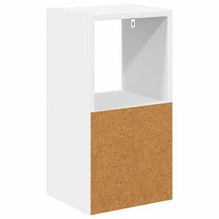 Sängbord med låda 2 pcs Vit 25,5 x 22 x 49,5 cm Konstruerat trä