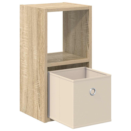 Sängbord 2 pcs Sonoma-ek 25,5 x 22 x 49,5 cm Konstruerat trä