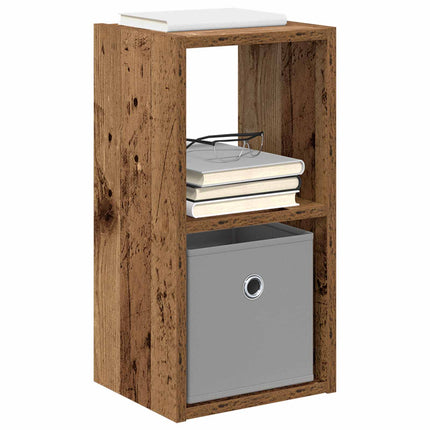 Sängbord 2 st Gammalt trä 25,5 x 22 x 49,5 cm Konstruerat trä