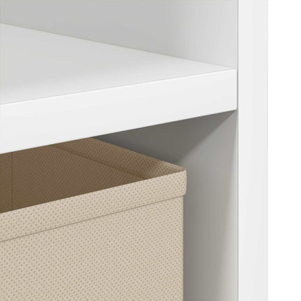 Sängbord med låda 2 pcs Vit 30,5 x 27 x 59,5 cm Konstruerat trä