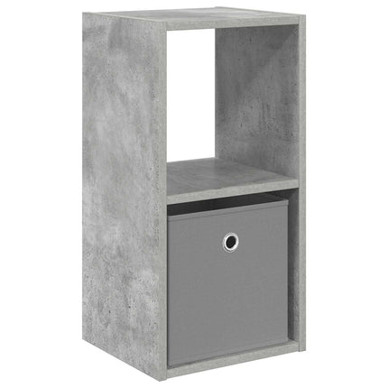Sängbord med låda Betonggrå 30,5 x 27 x 59,5 cm Konstruerat trä