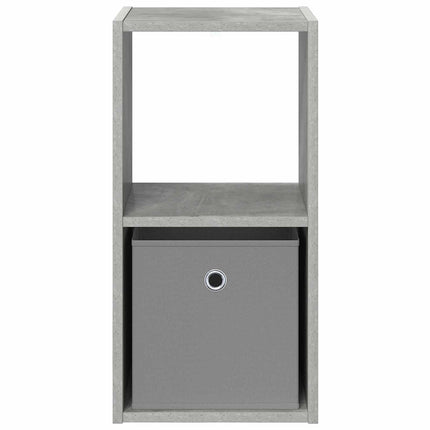 Sängbord med låda Betonggrå 30,5 x 27 x 59,5 cm Konstruerat trä