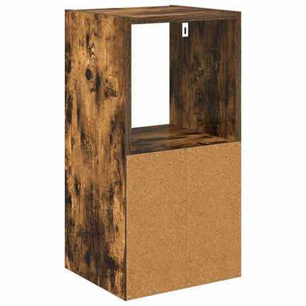 Sängbord 2 pcs Rökt ek 30,5 x 27 x 59,5 cm Konstruerat trä