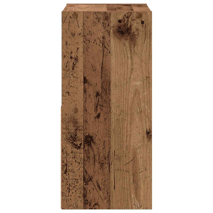 Sängbord 2 pcs Gammalt trä 30,5 x 27 x 59,5 cm Konstruerat trä