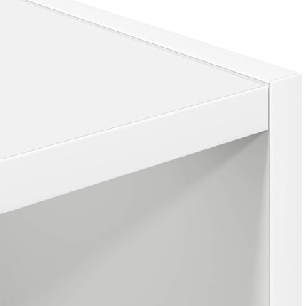 Sängbord med låda 2 pcs Vit 35 x 32 x 68,5 cm Konstruerat trä