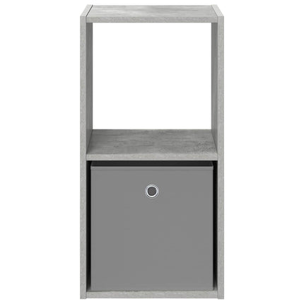 Sängbord 2 pcs Betonggrå 35 x 32 x 68,5 cm Konstruerat trä