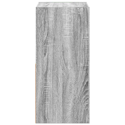 Sängbord 2 pcs Grå Sonoma 35 x 32 x 68,5 cm Konstruerat trä