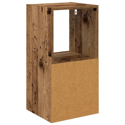 Sängbord med låda Gammalt trä 35 x 32 x 68,5 cm Konstruerat trä