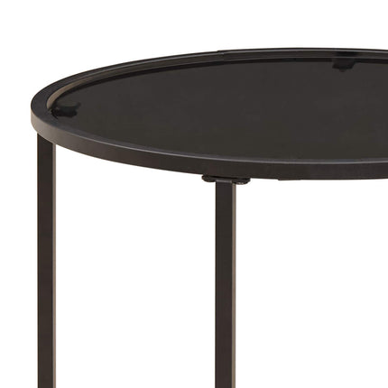 Kaffebordsset 2 st 55 x 55 x 45 cm stål