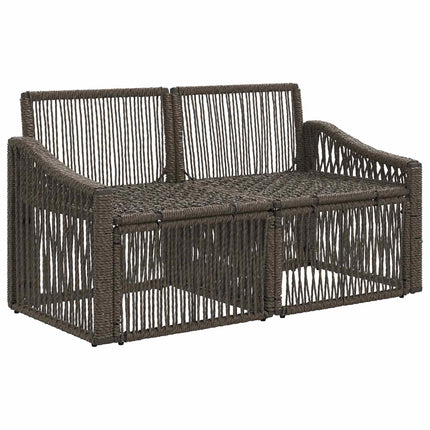 Trädgårdsoffa 2-Antal sittplatser Grå konstrotting