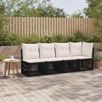 4-sits soffa med vänster arm 4 st 4-Antal sittplatser Svart