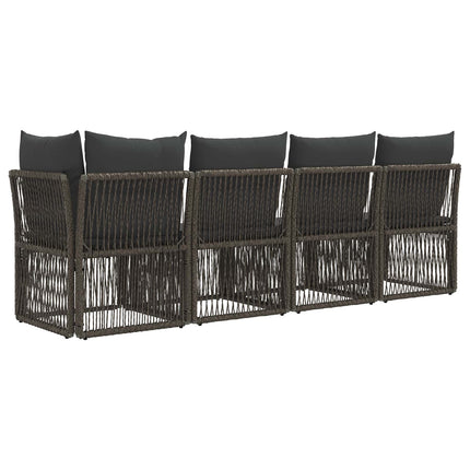 4-sits soffa med vänster arm 4 pcs 4-Antal sittplatser Grå
