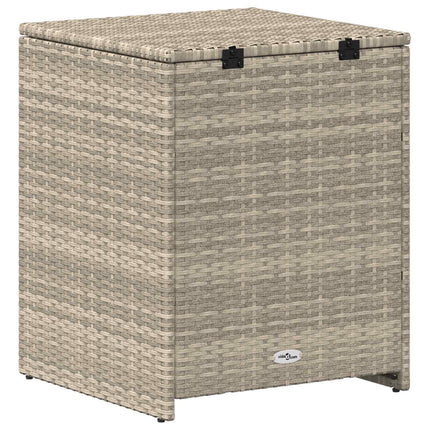 Kuddbox Ljusgrå 55 x 55 x 69 cm konstrotting