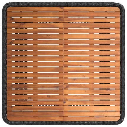 Trädgårdsmöbelset 3 pcs Beige och gräddfärgad konstrotting