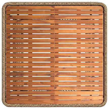 Trädgårdsmöbelset 3 st Beige och gräddfärgad konstrotting