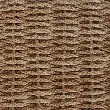 Trädgårdsmöbelset 3 pcs Beige och gräddfärgad konstrotting