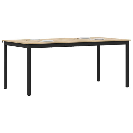 Matbord 180 x 90 x 75 cm Konstruerat trä Rektangulär
