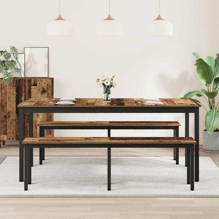 Matbord 2 pcs 180 x 90 x 75 cm Konstruerat trä Rektangulär