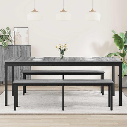 Matbord 2 pcs 200 x 100 x 75 cm Konstruerat trä