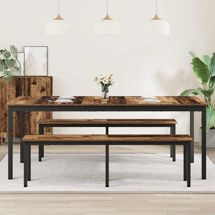 Matbord 2 pcs 200 x 100 x 75 cm Konstruerat trä