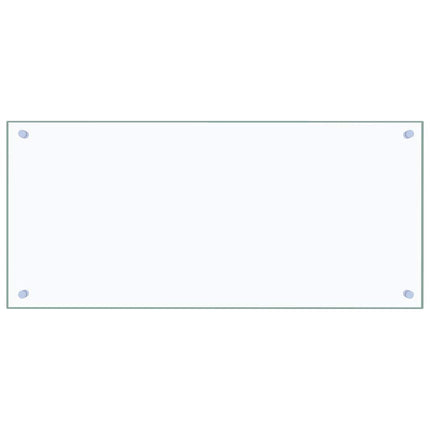 Köksskydd 2 pcs Transparent 90 x 40 cm härdat glas