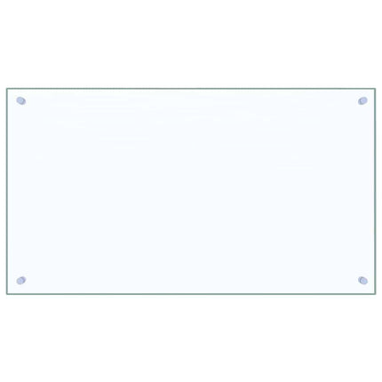 Köksskydd 2 pcs Transparent 90 x 50 cm härdat glas
