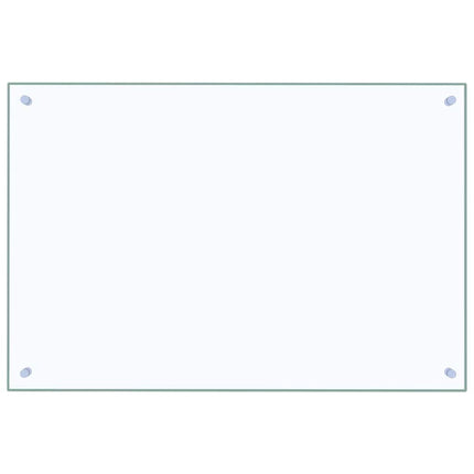 Köksskydd 2 pcs Transparent 90 x 60 cm härdat glas