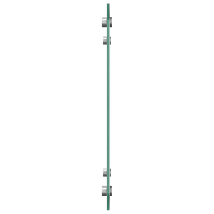 Köksskydd 2 pcs Ljusgrå 70 x 40 cm härdat glas