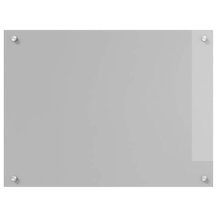 Köksskydd 2 pcs Ljusgrå 80 x 60 cm härdat glas