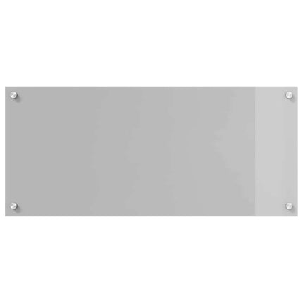 Köksskydd 2 pcs Ljusgrå 90 x 40 cm härdat glas