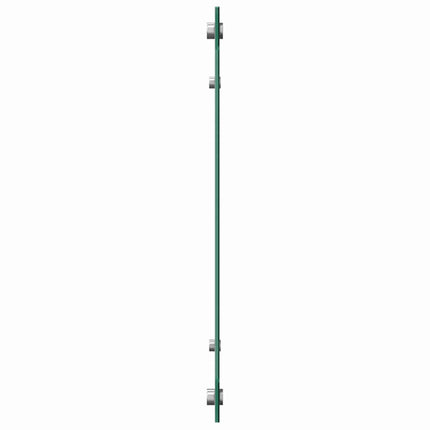 Köksskydd 2 pcs Ljusgrå 90 x 50 cm härdat glas
