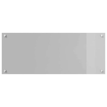 Köksskydd 2 pcs Ljusgrå 100 x 40 cm härdat glas