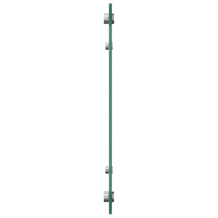 Köksskydd 2 pcs Ljusgrå 100 x 40 cm härdat glas