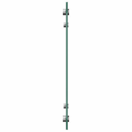 Köksskydd 2 pcs Mörkgrå 80 x 40 cm härdat glas