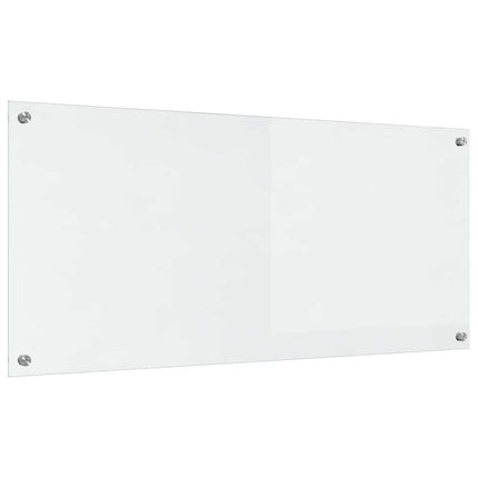 Köksskydd 2 pcs Transparent 110 x 50 cm härdat glas