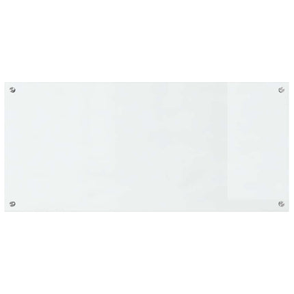 Köksskydd 2 pcs Transparent 110 x 50 cm härdat glas