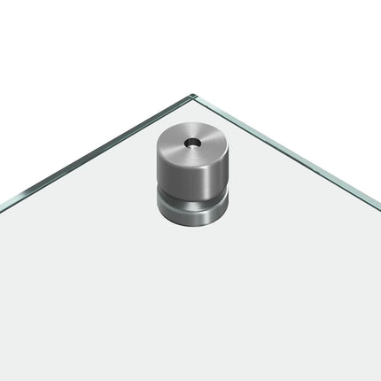 Köksskydd 2 pcs Transparent 110 x 60 cm härdat glas