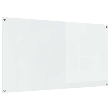Köksskydd 2 pcs Transparent 110 x 60 cm härdat glas