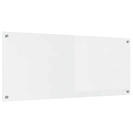 Köksskydd 2 pcs Transparent 120 x 50 cm härdat glas