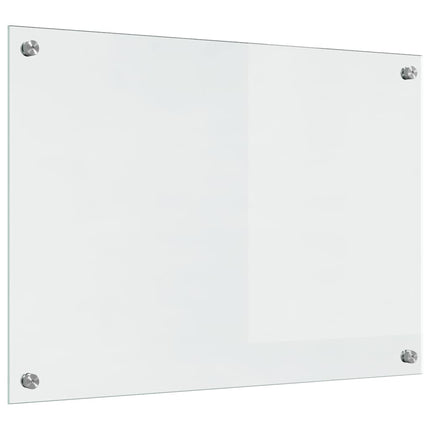 Köksskydd 2 st Transparent 70 x 50 cm härdat glas