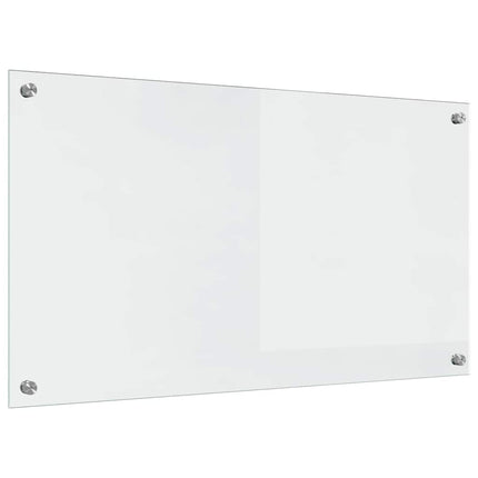 Köksskydd 2 pcs Transparent 90 x 50 cm härdat glas