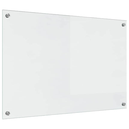 Köksskydd 2 pcs Transparent 90 x 60 cm härdat glas