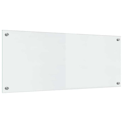 Köksskydd 2 st Transparent 100 x 40 cm härdat glas