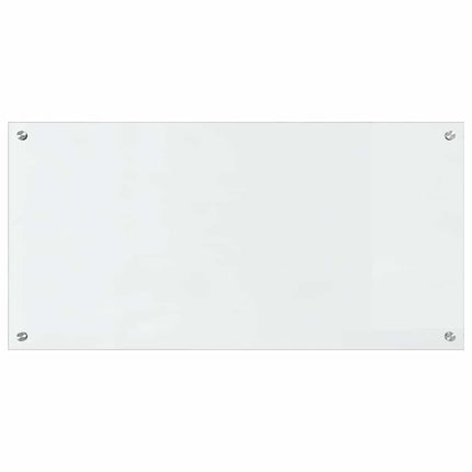 Köksskydd 2 pcs Transparent 100 x 50 cm härdat glas
