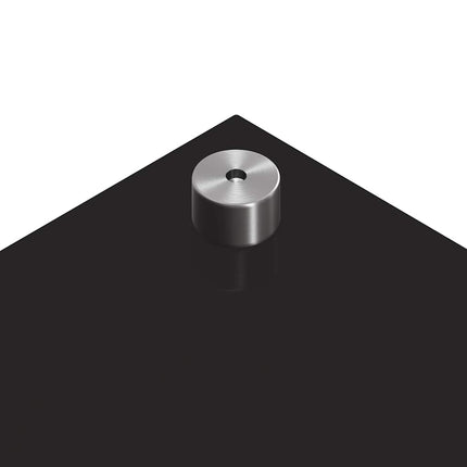 Köksskydd 2 pcs Svart 80 x 50 cm härdat glas