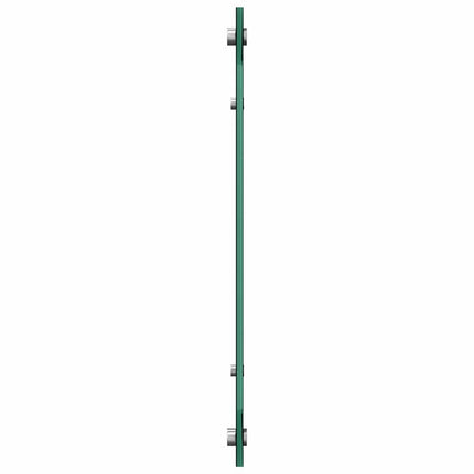 Köksskydd 2 st Svart 90 x 50 cm härdat glas