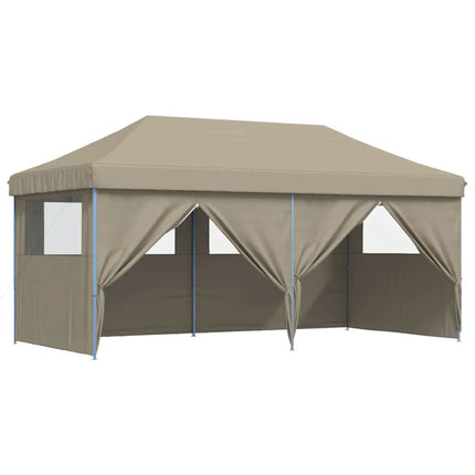 Partytält Pop-up Taupe 580 x 292 x 315 cm Oxford Tyg