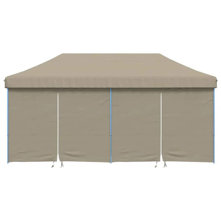 Partytält Pop-up Taupe 580 x 292 x 315 cm Oxford Tyg