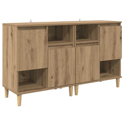 Skåp 2 pcs Artisan Ek 60 x 35 x 70 cm Konstruerat trä